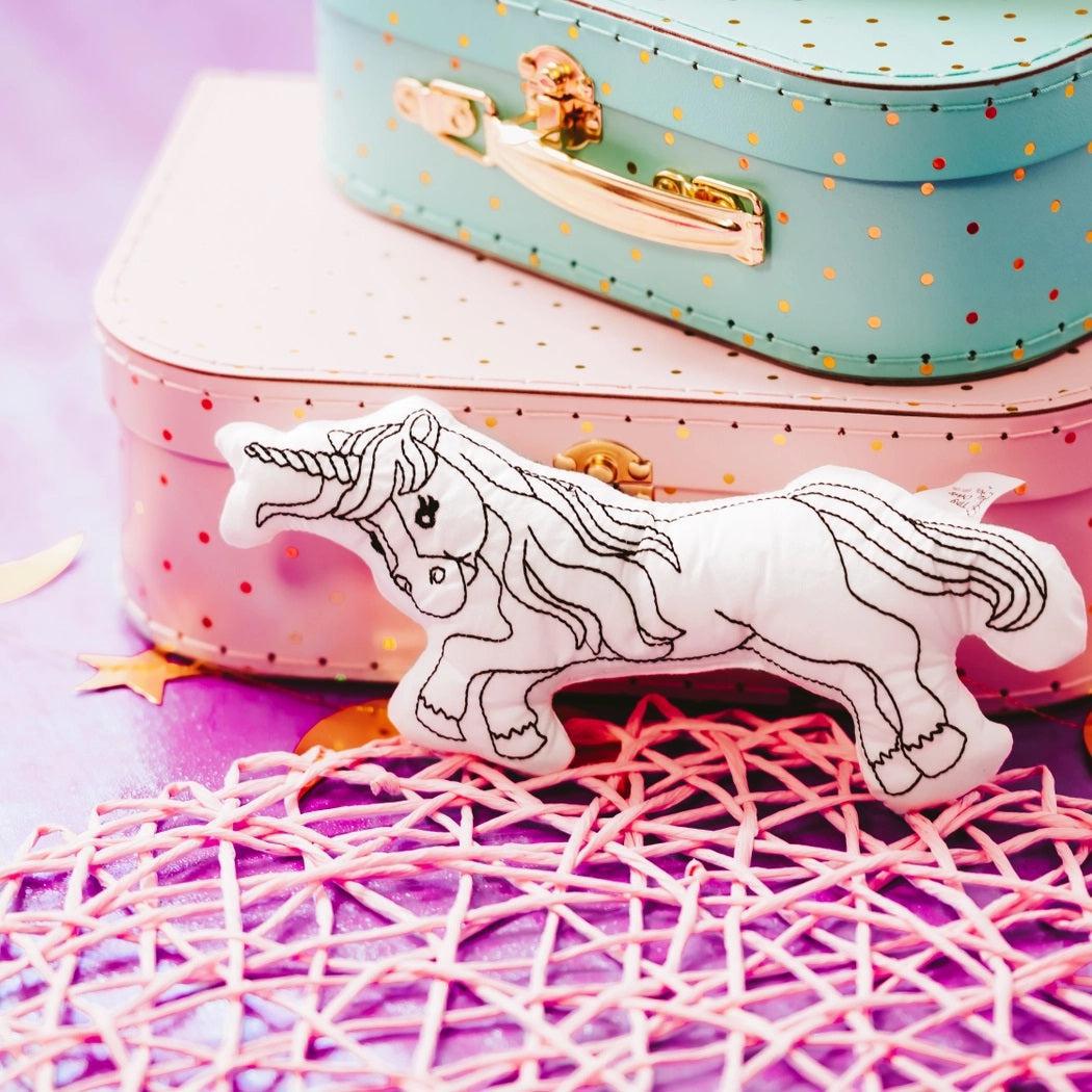 Reusable Coloring Activity Characters - Unicorn